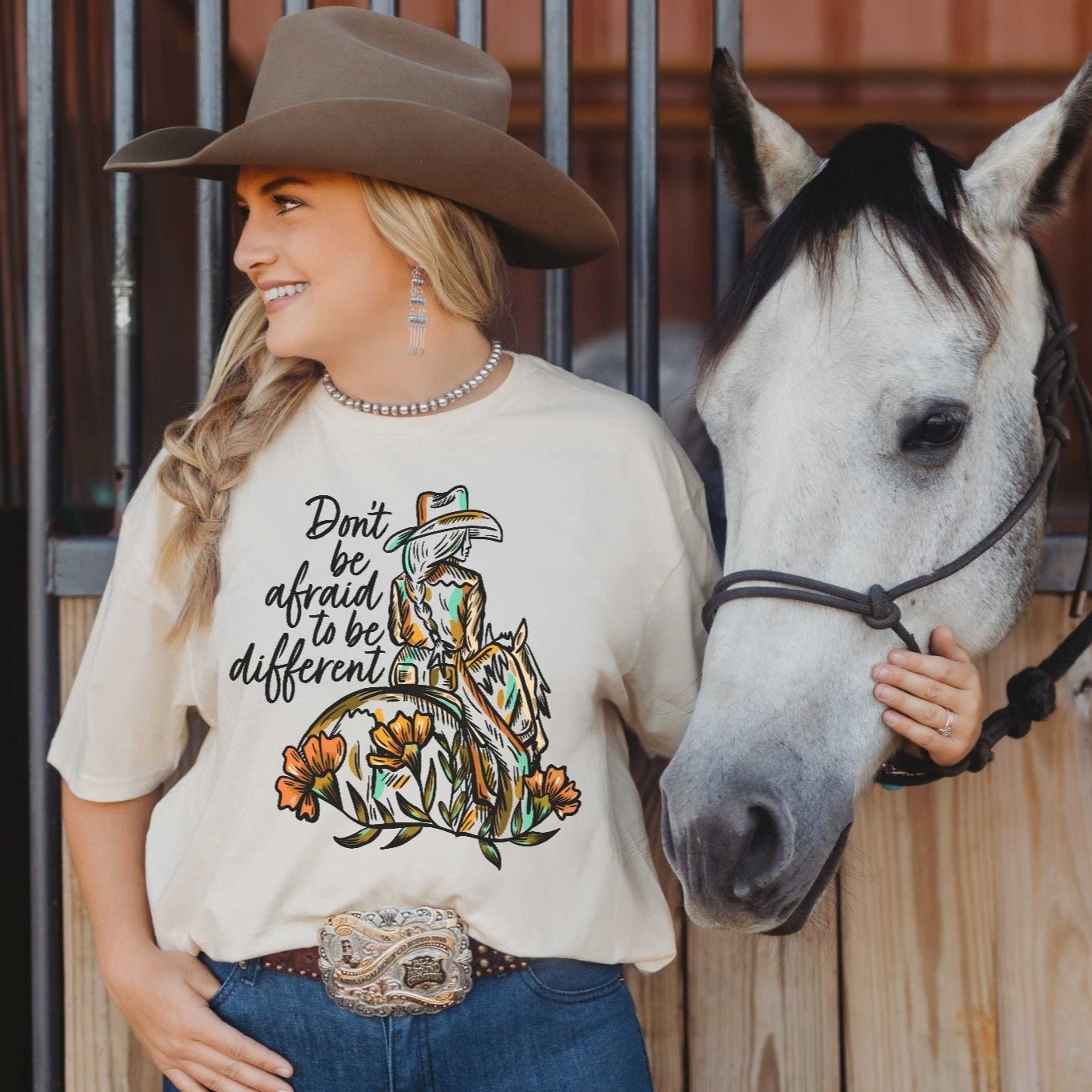 Don't Be Afraid To Be Different Tee - Desert Darling Brand - Desert Darling Brand