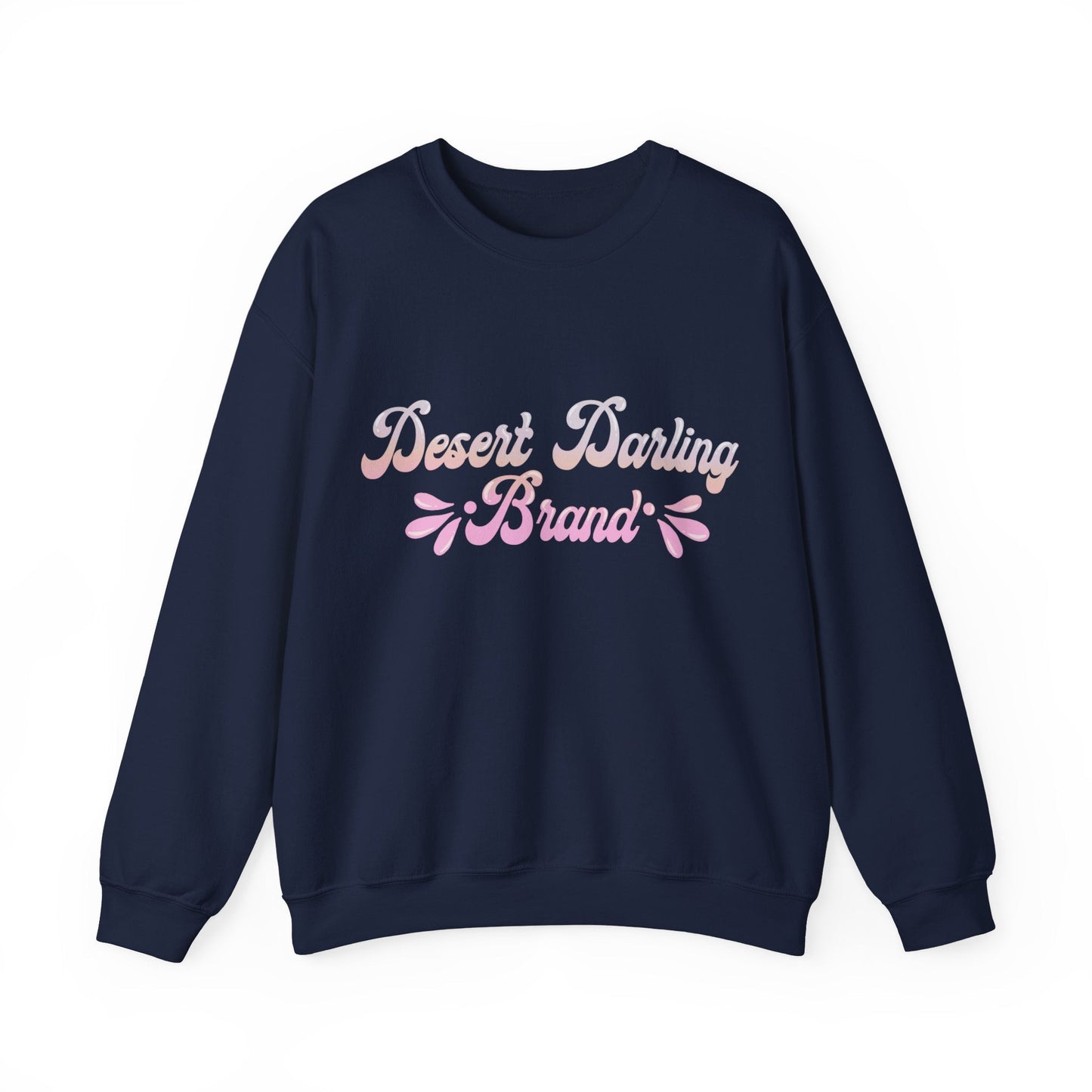 Desert Darling Brand Logo Crewneck Sweatshirt - Printify- Desert Darling Brand