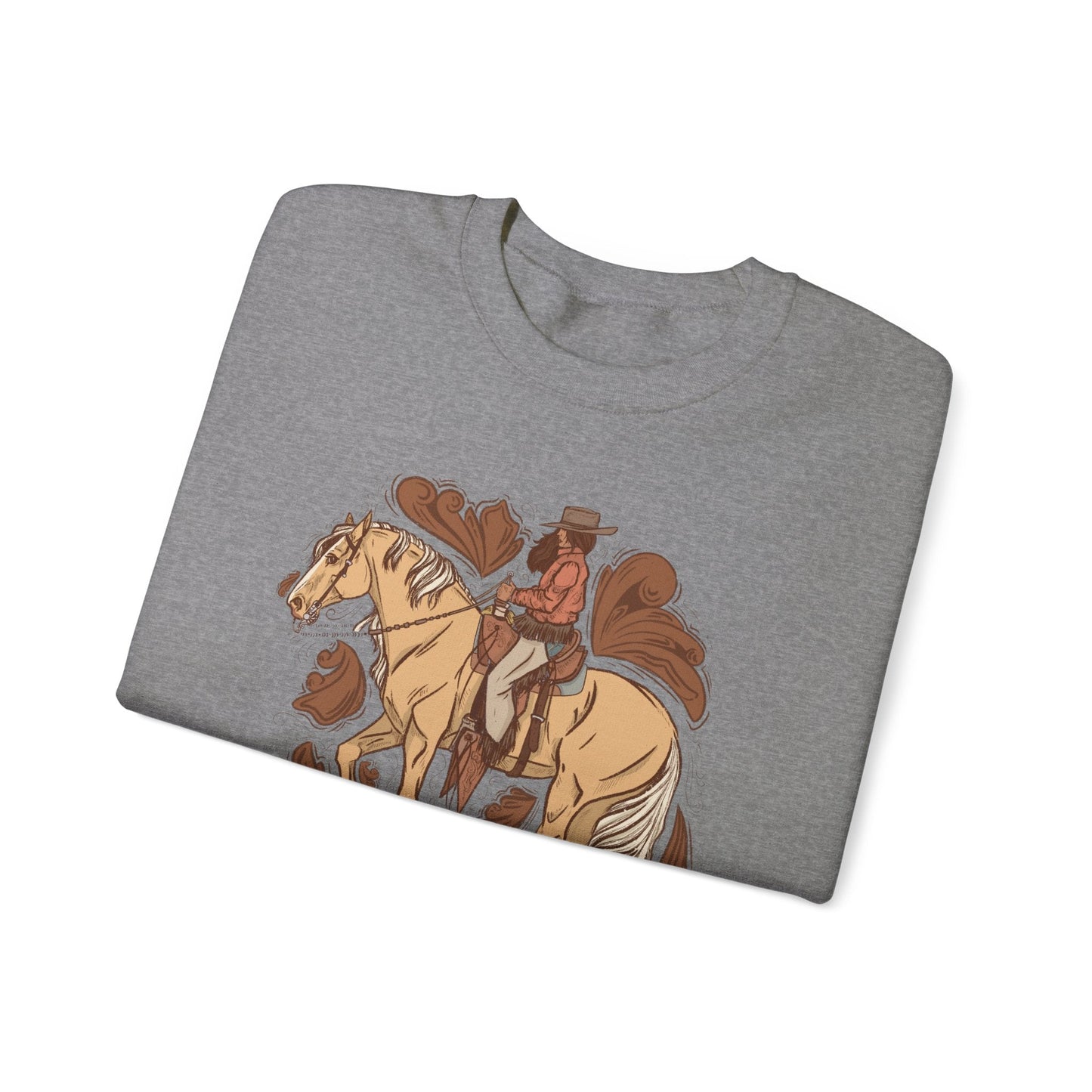 Desert Darling Cowgirl Crewneck Sweatshirt - Printify- Desert Darling Brand