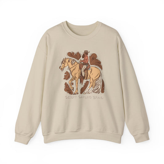 Desert Darling Cowgirl Crewneck Sweatshirt - Printify- Desert Darling Brand