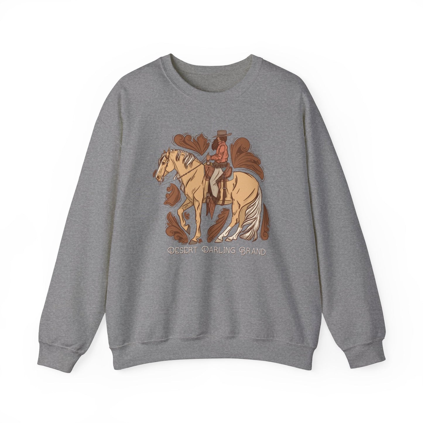 Desert Darling Cowgirl Crewneck Sweatshirt - Printify- Desert Darling Brand