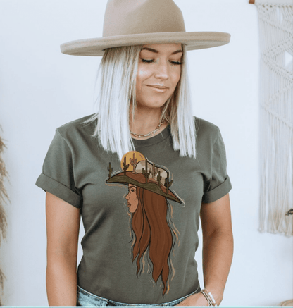 Desert Darling Cowgirl Tee - Desert Darling Brand - Desert Darling Brand