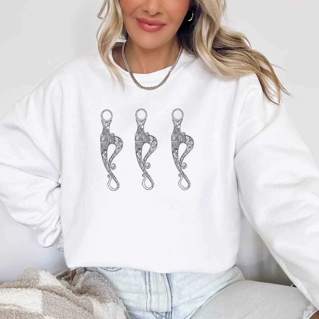 Spade Bit Crewneck Sweatshirt - Printify- Desert Darling Brand