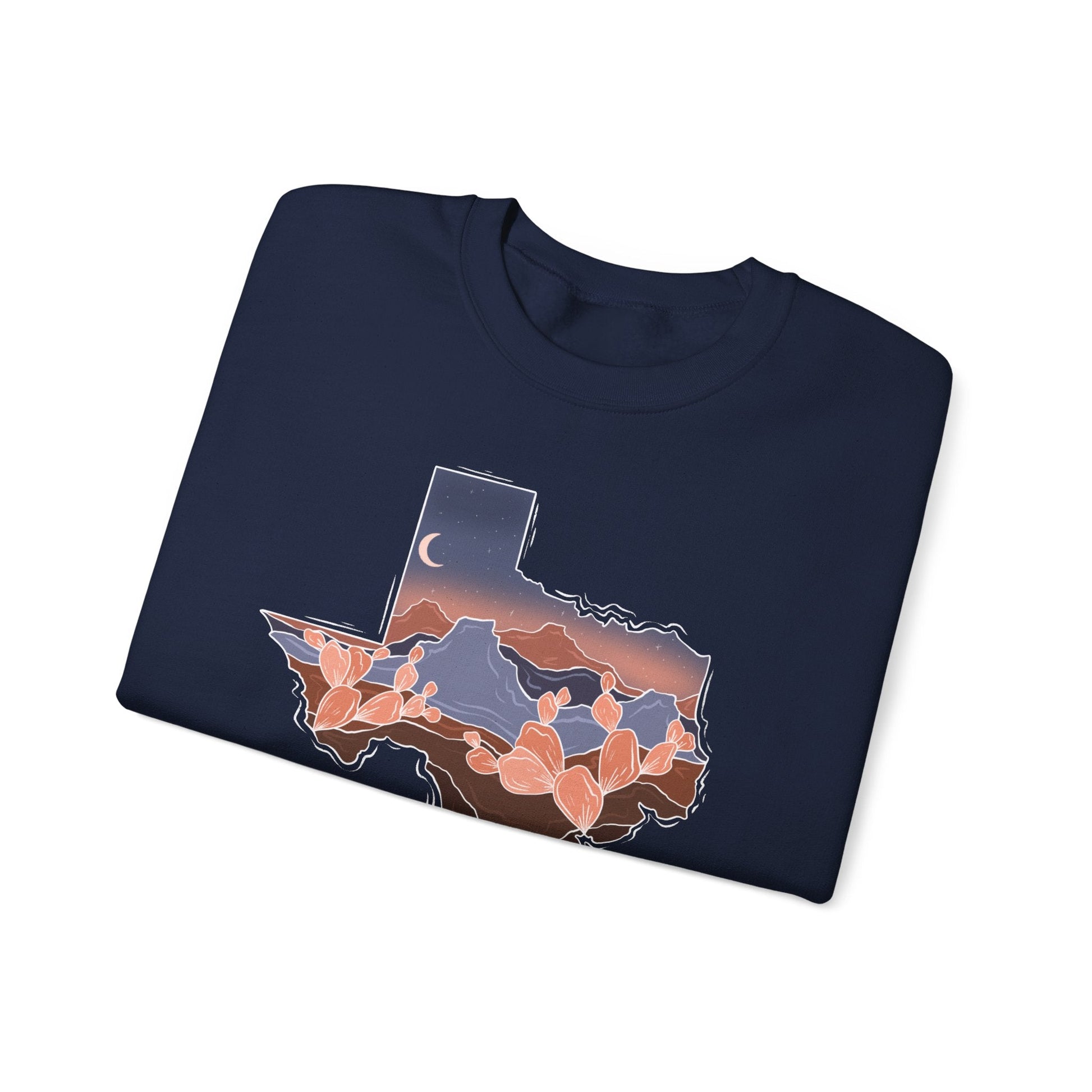 Stars Over Texas Crewneck Sweatshirt - Printify- Desert Darling Brand