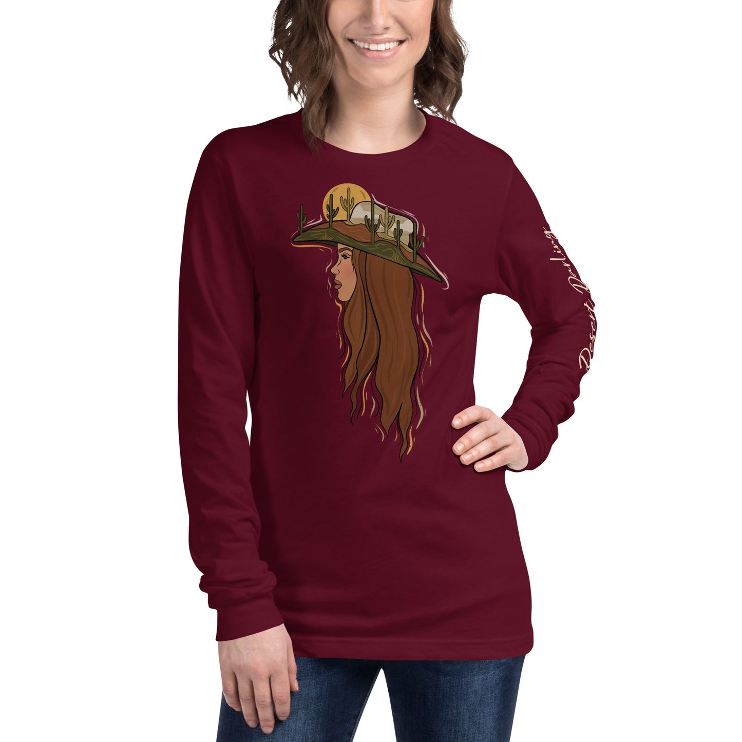 Desert Darling Cowgirl Long Sleeve Tee - Desert Darling Brand- Desert Darling Brand