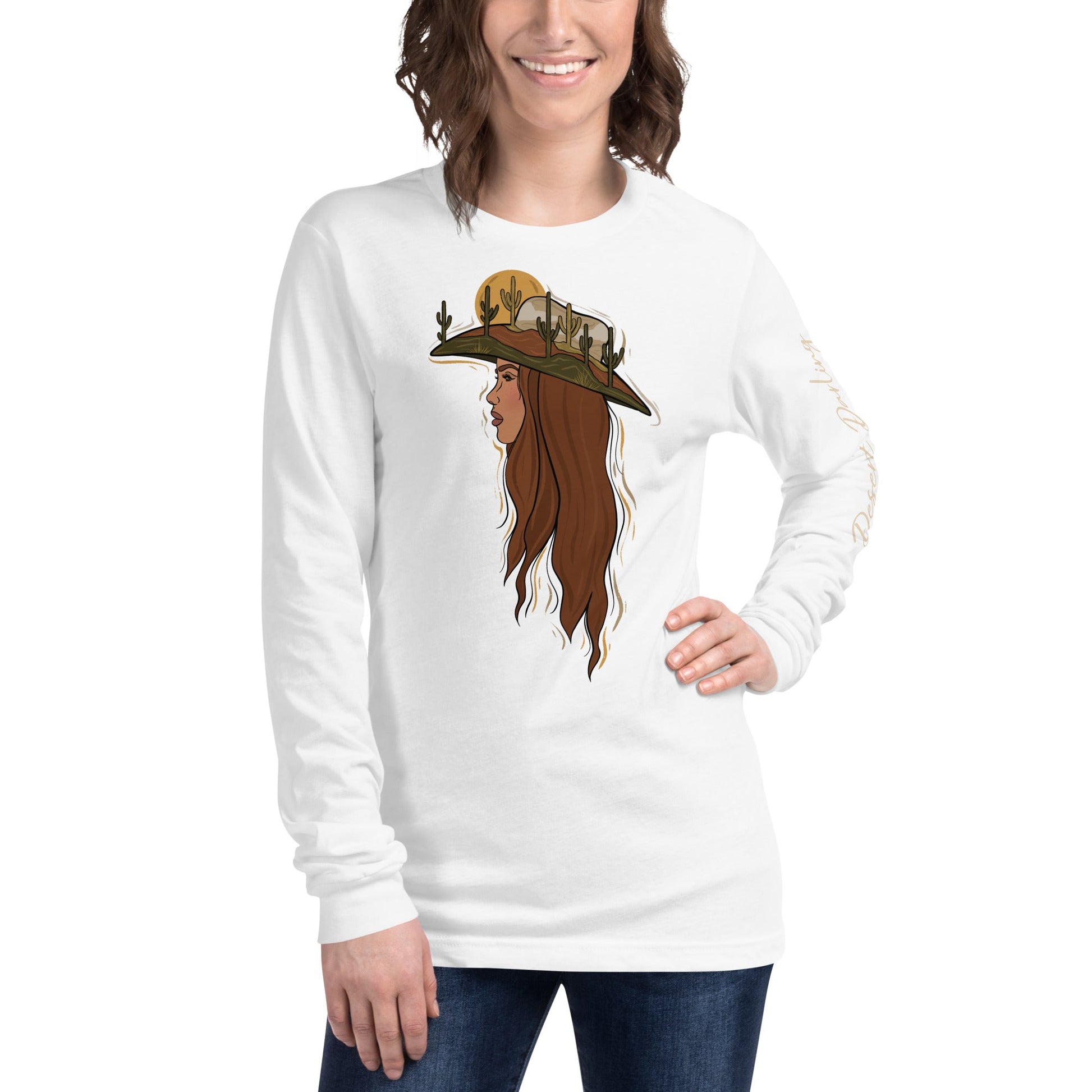 Desert Darling Cowgirl Long Sleeve Tee - Desert Darling Brand- Desert Darling Brand