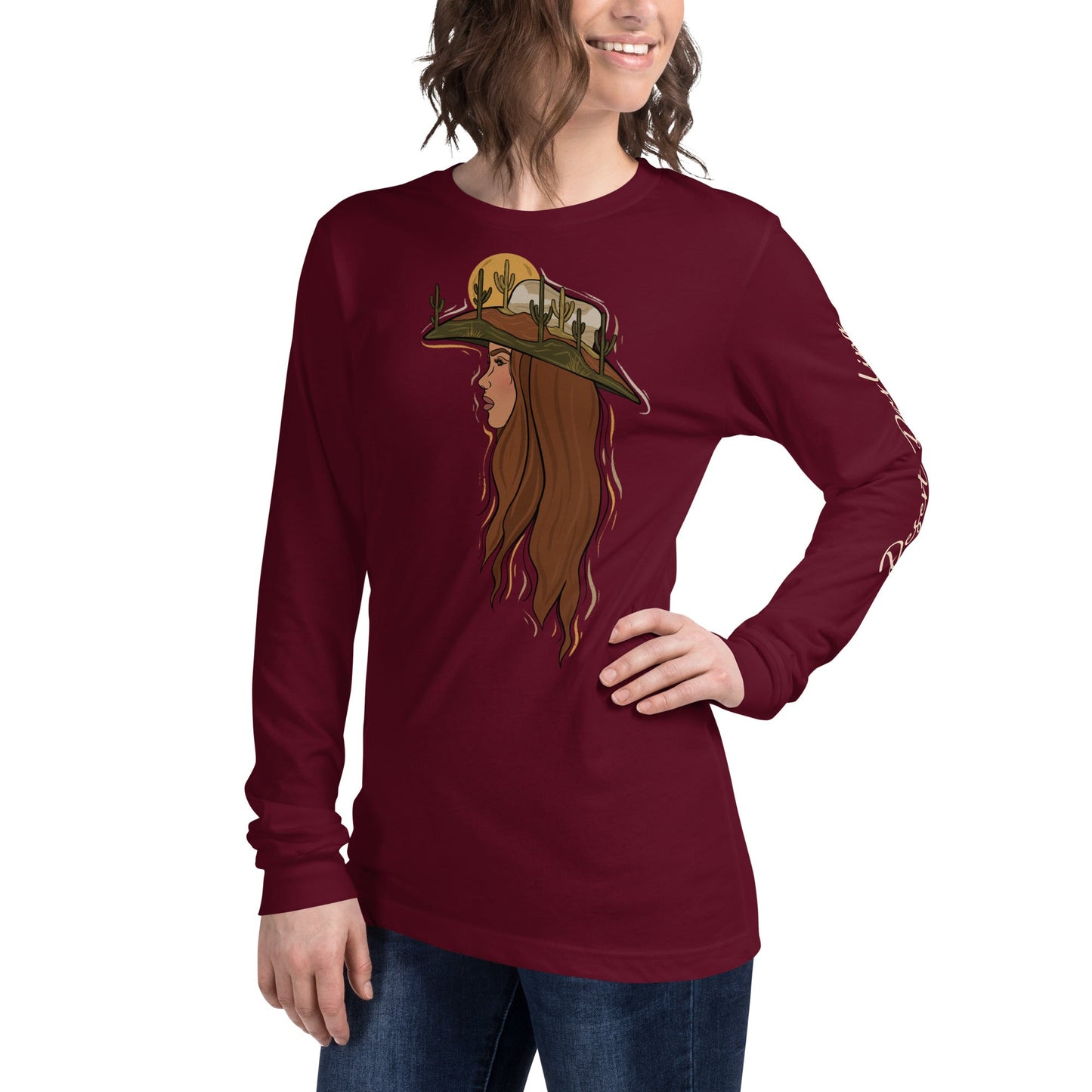 Desert Darling Cowgirl Long Sleeve Tee - Desert Darling Brand- Desert Darling Brand