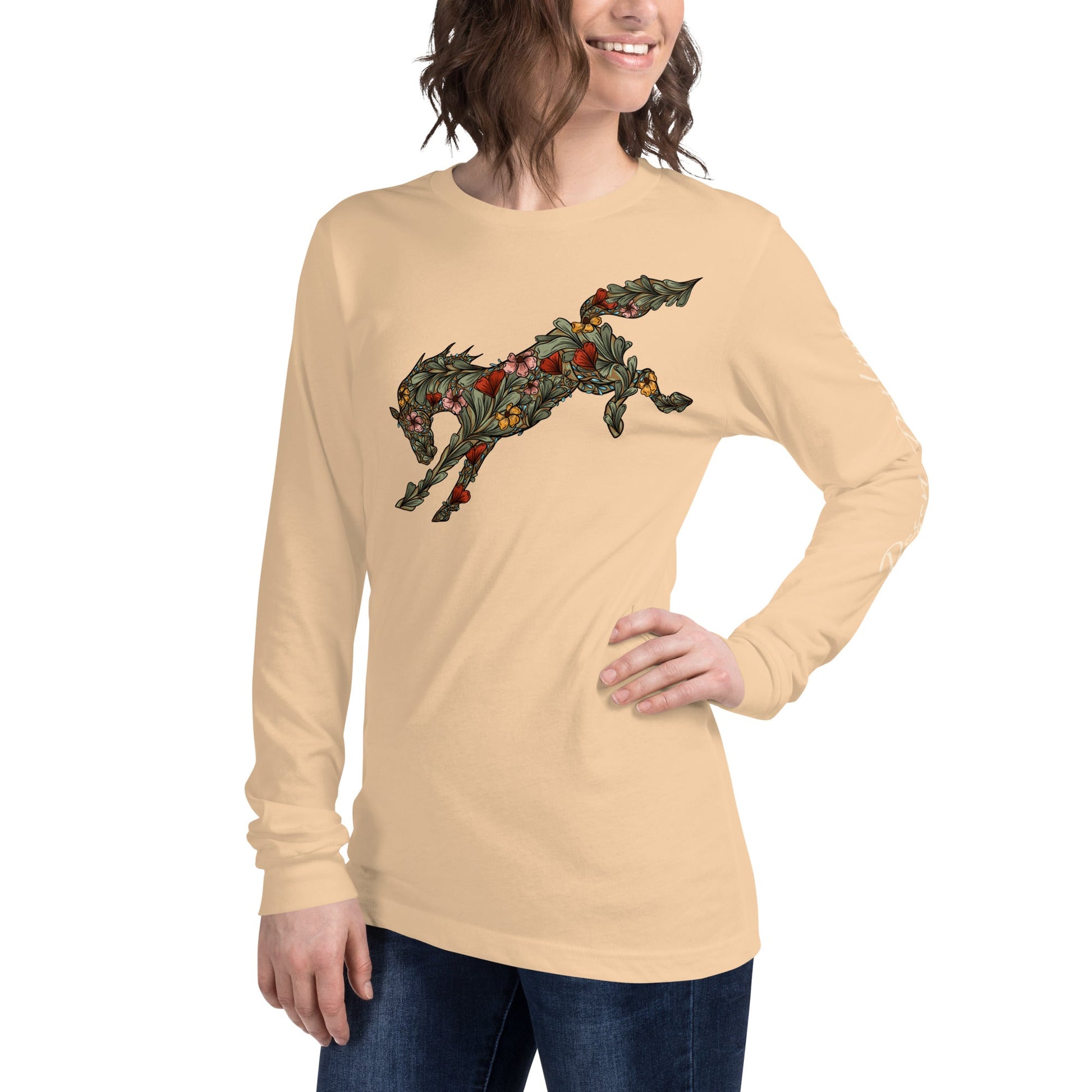 Kick It Up Long Sleeve Tee - Desert Darling Brand- Desert Darling Brand