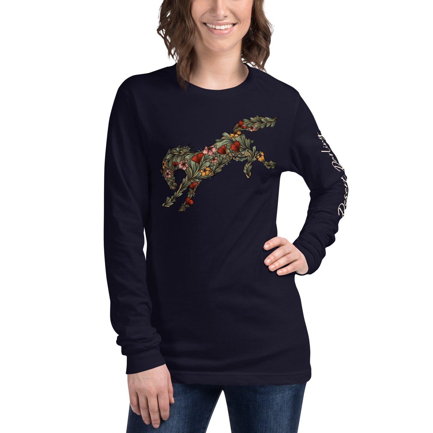 Kick It Up Long Sleeve Tee - Desert Darling Brand- Desert Darling Brand