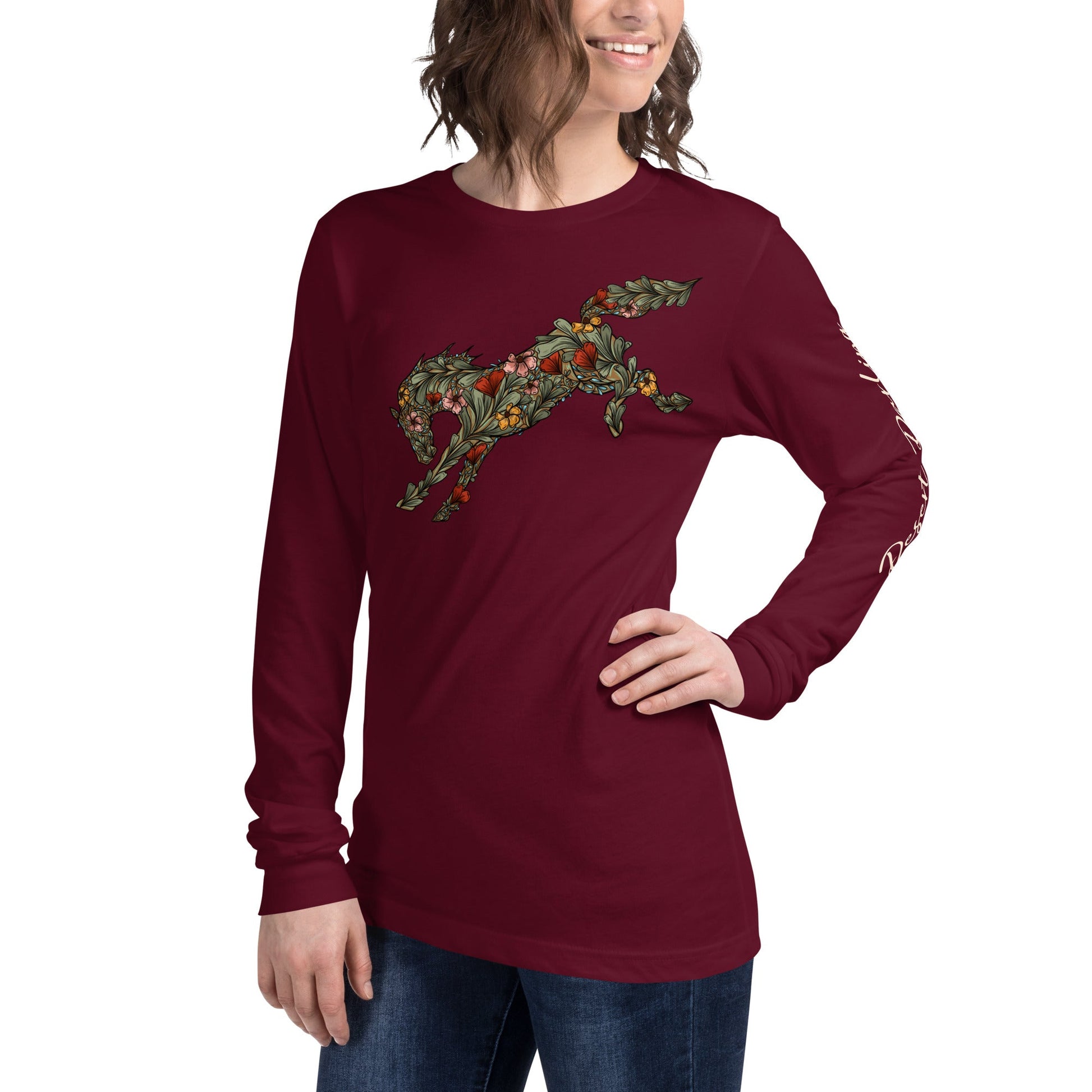 Kick It Up Long Sleeve Tee - Desert Darling Brand- Desert Darling Brand