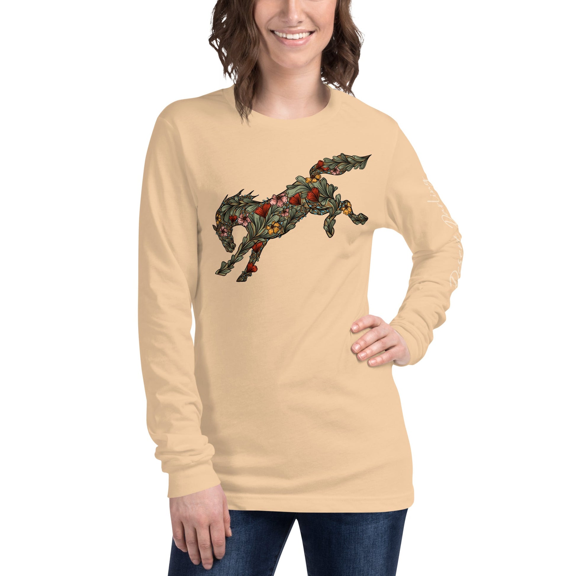 Kick It Up Long Sleeve Tee - Desert Darling Brand- Desert Darling Brand