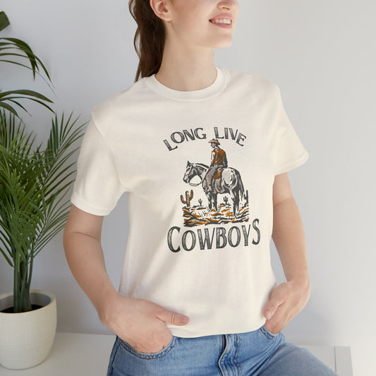 Long Live Cowboys Tee - Printify- Desert Darling Brand