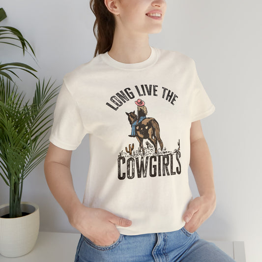 Long Live The Cowgirls Tee - Printify- Desert Darling Brand