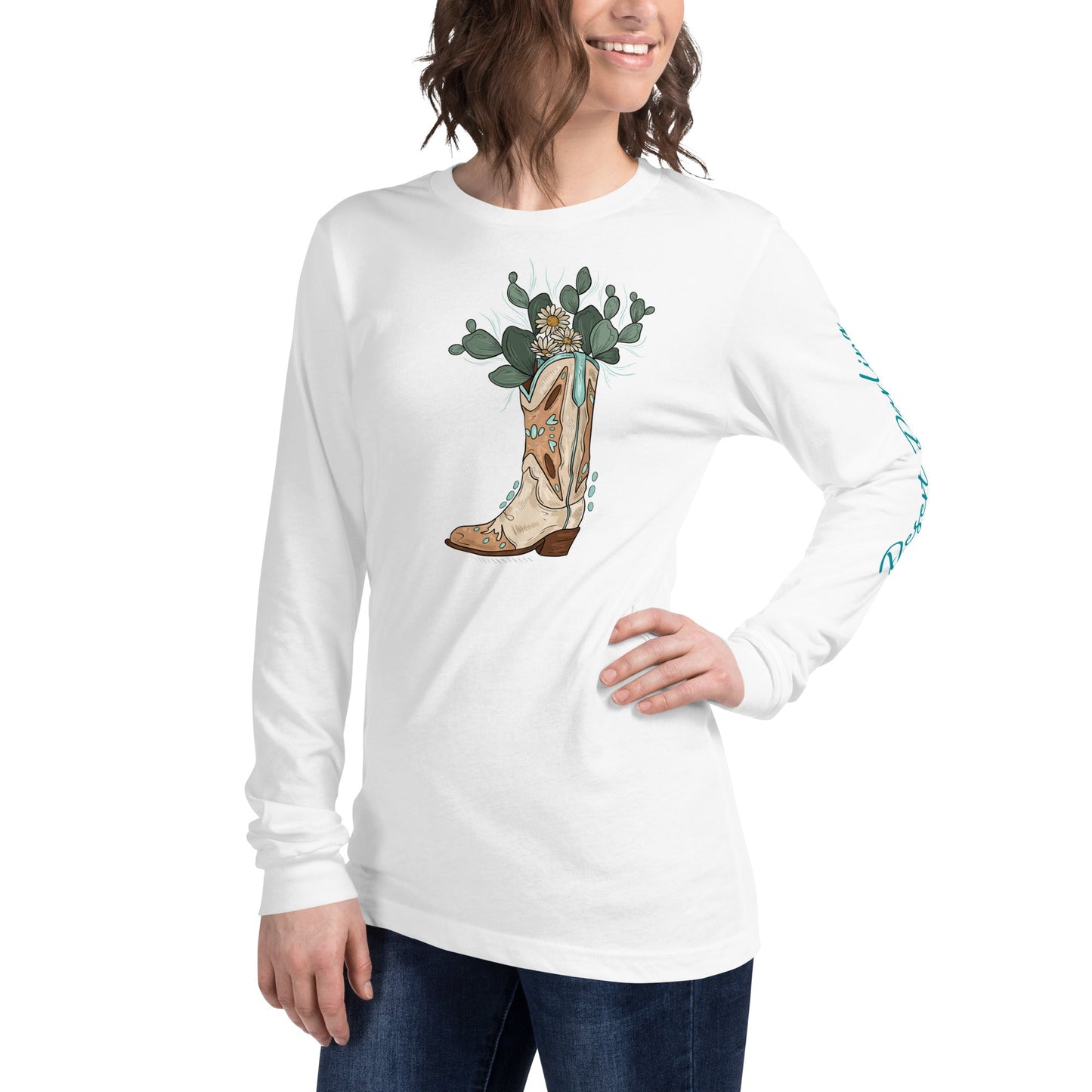 These Boots Long Sleeve Tee - Desert Darling Brand- Desert Darling Brand