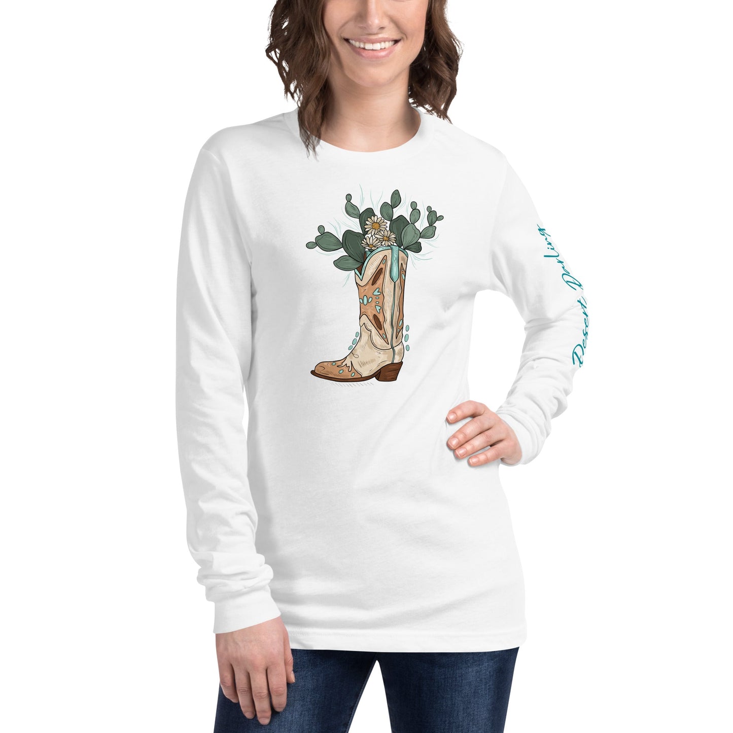 These Boots Long Sleeve Tee - Desert Darling Brand- Desert Darling Brand