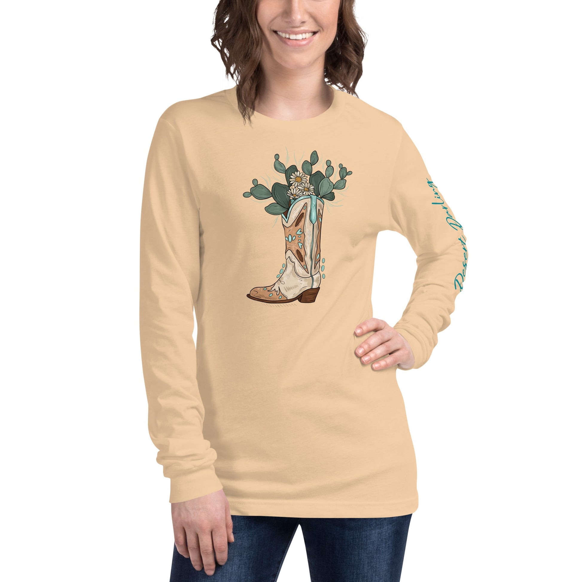 These Boots Long Sleeve Tee - Desert Darling Brand- Desert Darling Brand