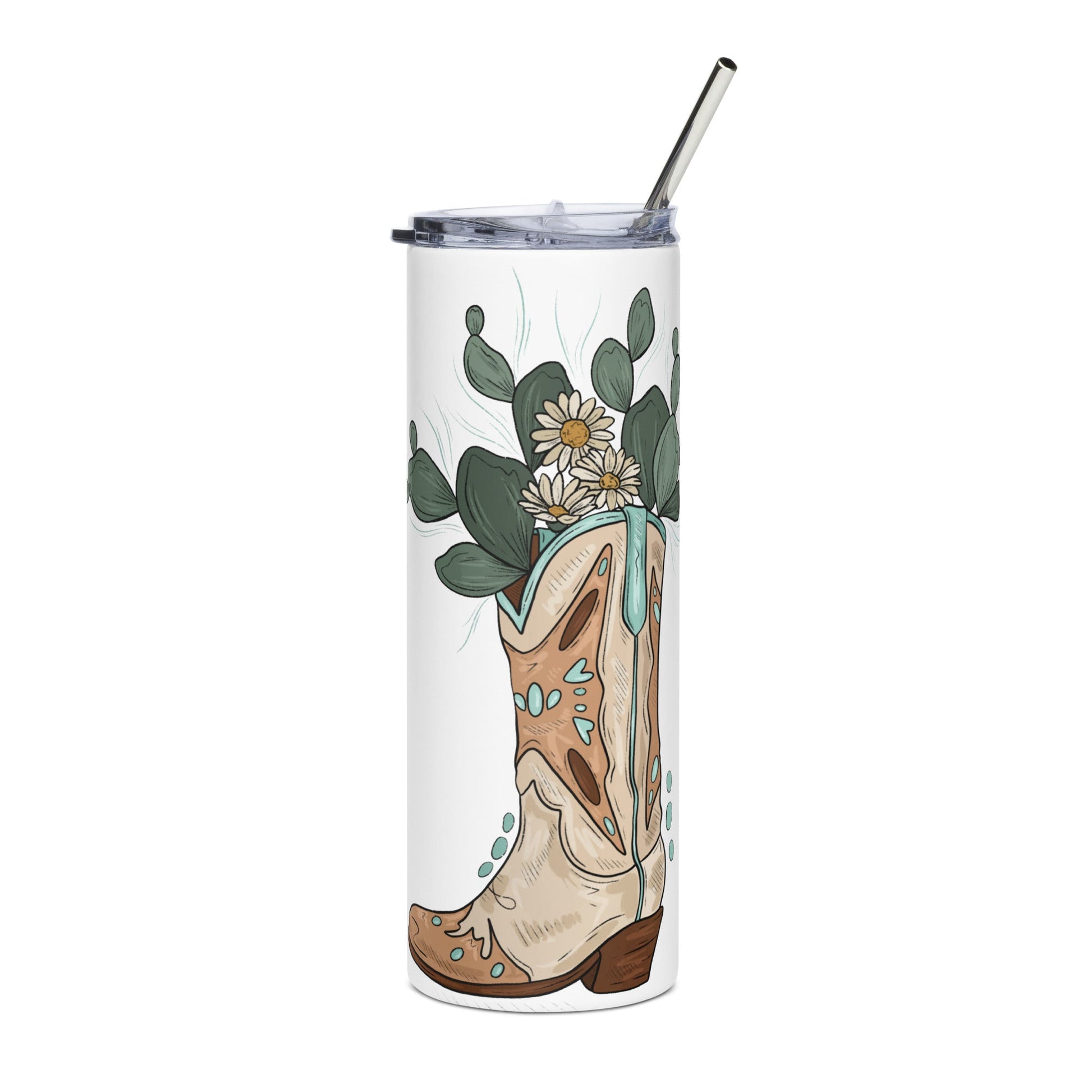 These Boots Stainless steel tumbler - Desert Darling Brand- Desert Darling Brand