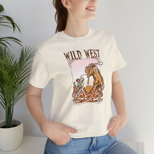 Wild West Cowboy Tee - Printify- Desert Darling Brand
